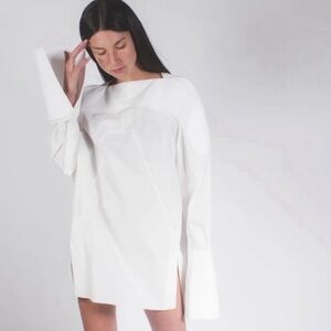 Rick Owens Runway Ready Collage Tunic in Milk II $1429 MSRP NWT